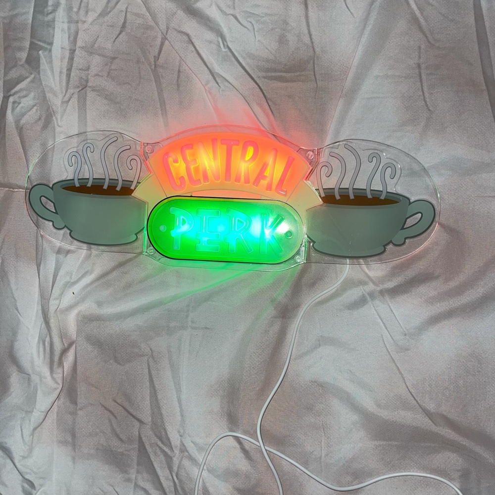 Central perk light up sign